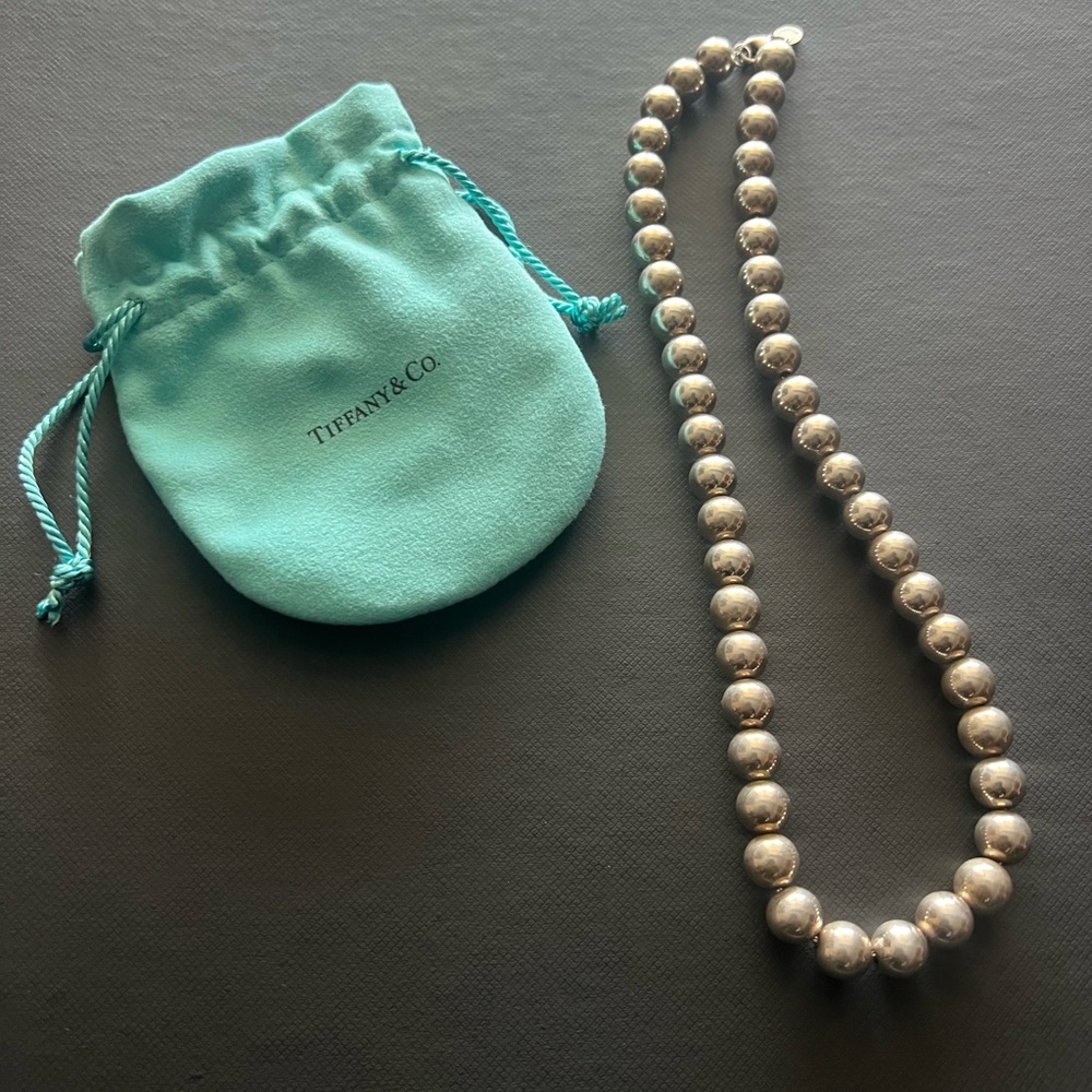 Tiffany & Co. Silver Bead Necklace